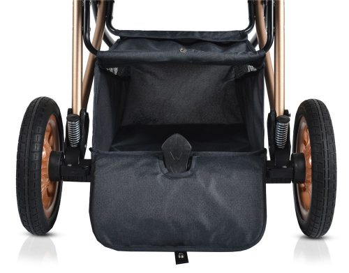 Moni Moni midas átalakítható sport/mózes babakocsi + táska, +fekvőbetét fekete