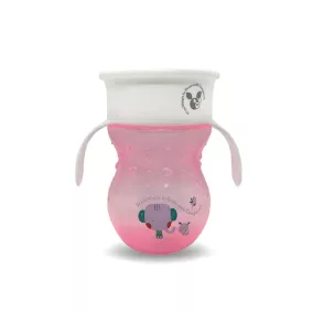 Moni Cangaroo Cup 360as itatópohár 270ml pink