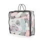 Moni Cangaroo Braidy fonott fejvédő 180cm pink/szürke
