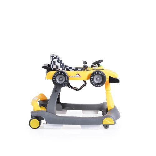 Moni Cangaroo daytona bébikomp 2in1 rezgő, autós sárga