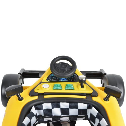 Moni Cangaroo daytona bébikomp 2in1 rezgő, autós sárga