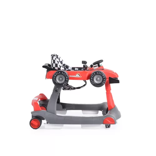 Moni Cangaroo daytona bébikomp 2in1 rezgő, autós piros