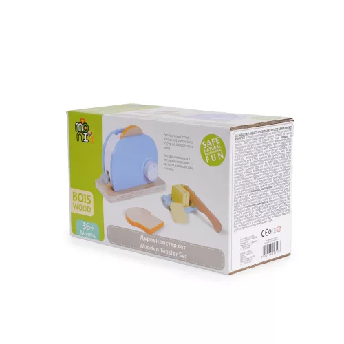 Moni Moni toys fajáték fa toast sütő