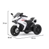 MONI BO hurricane elektromos motor 3 kerekű 6V FEHÉR