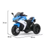 MONI BO hurricane elektromos motor 3 kerekű 6V KÉK