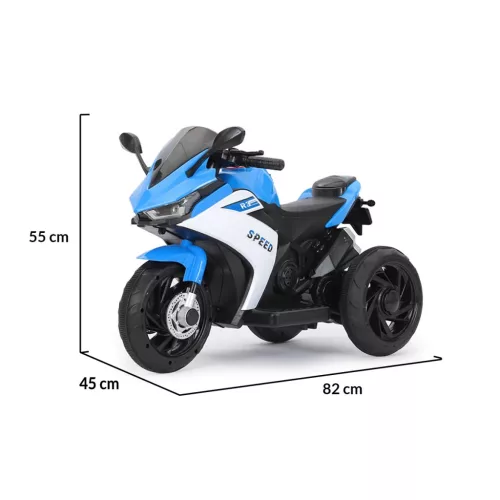 MONI BO hurricane elektromos motor 3 kerekű 6V KÉK