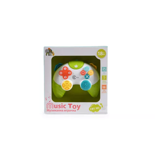 Moni Zenélő joystick zöld/fehér