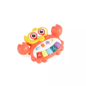 Moni Moni toys műanyagjáték zenélő rák narancs