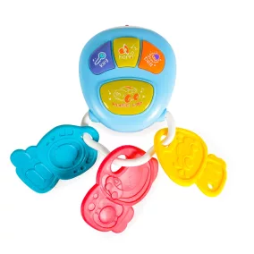 Moni Moni toys műanyagjáték zenélő kocsikulcs kék