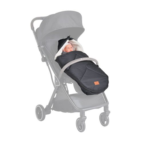 Moni Cangaroo luxe babakocsi lábzsák 42x80 cm hordozós fekete