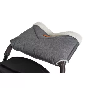 Moni LUXE kézmelegítő babakocsira, muff SZÜRKE