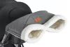 Moni LUXE kézmelegítő babakocsira, muff SZÜRKE