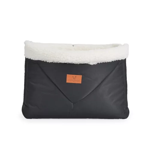 Moni LUXE kézmelegítő babakocsira, muff FEKETE