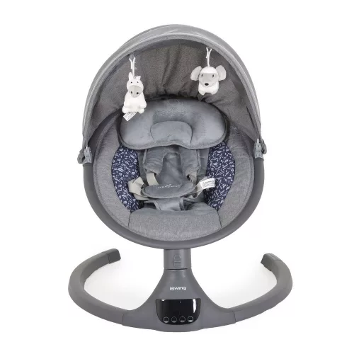 Moni Iswing elektromos hinta, 9 kg, 5seb., szúnyoghálóval grafit