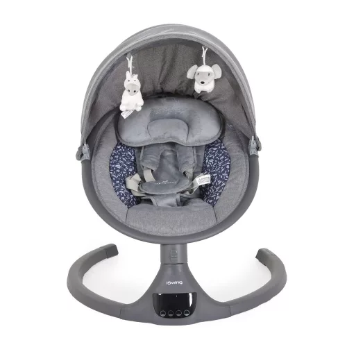 Moni Iswing elektromos hinta, 9 kg, 5seb., szúnyoghálóval grafit