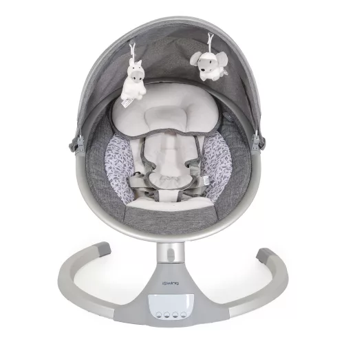 Moni Iswing elektromos hinta, 9 kg, 5seb., szúnyoghálóval EZÜST