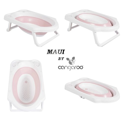 Moni Maui összecsukható babakád pink