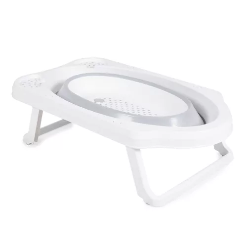 Moni Cangaroo maui összecsukható babakád szürke / kék