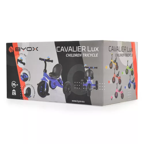 Moni Byox cavalier lux 3 kerekű- tricikli piros