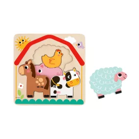 Moni Tooky fajáték fa farm puzzle 7 dbos szett