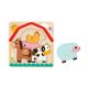 Moni Tooky fajáték fa farm puzzle 7 dbos szett