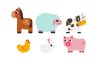 Moni Tooky fajáték fa farm puzzle 7 dbos szett