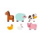 Moni Tooky fajáték fa farm puzzle 7 dbos szett