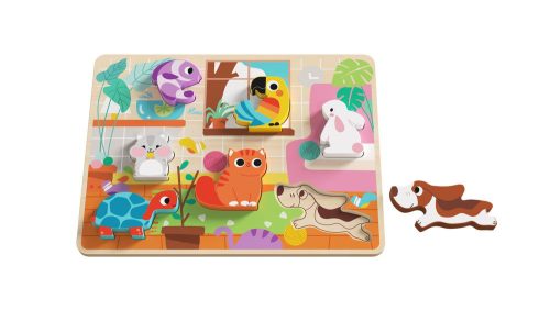 Moni Tooky fapuzzle kis háziállatos 8 dbos