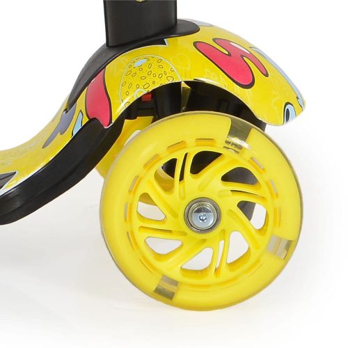 Moni Moni lollipop roller üléssel katicás sárga