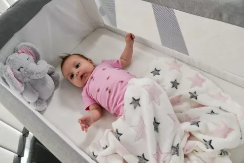 Moni Cangaroo takaró 90x75cm elefánt plüss pink