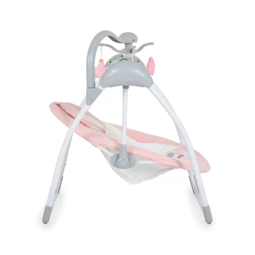 Moni Jessica elektromos hinta klasszikus, előre, hátra hintáztató pink