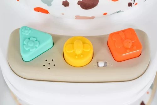 Moni Moni magic fun baba ugráló pasztel játékkal bézs