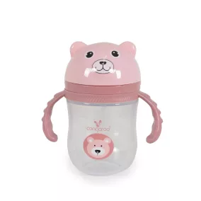 Moni Cangaroo Berry itatópohár 240ml pink