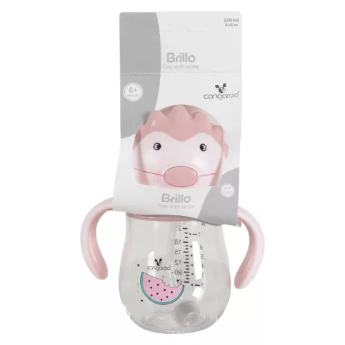 Moni BRILLO itatópohár 250ml PINK