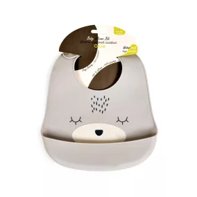 Moni Cangaroo oscar szilikon előke szürke