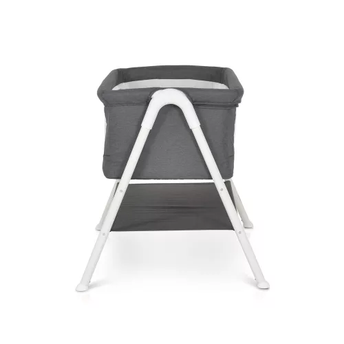 Moni Moni kalinihta újszülött babaágy önálló, 11 kg, 1 szint fehér láb grafit