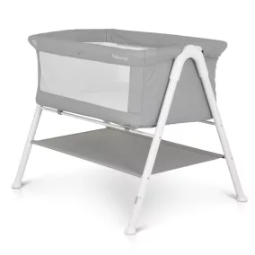  MONI Kalinihta újszülött babaágy önálló, 11 kg, 1 szint fehér láb szürke