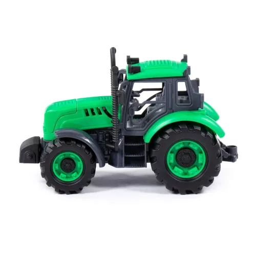 Moni Polesie toys 91222 lendkerekes, hátrahúzós traktor zöld