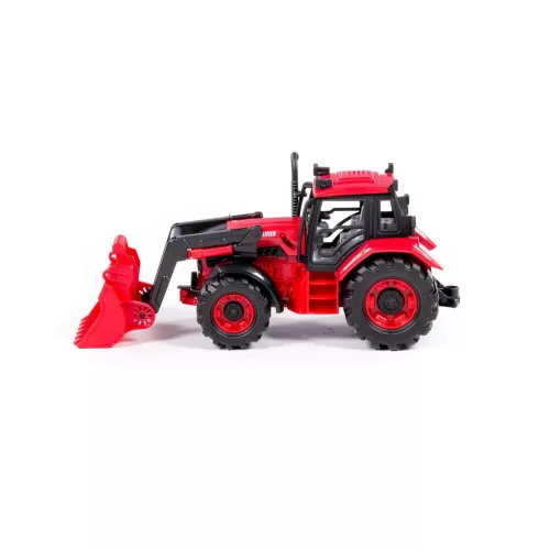 Moni Polesie toys 91864 tolólapátos traktor piros