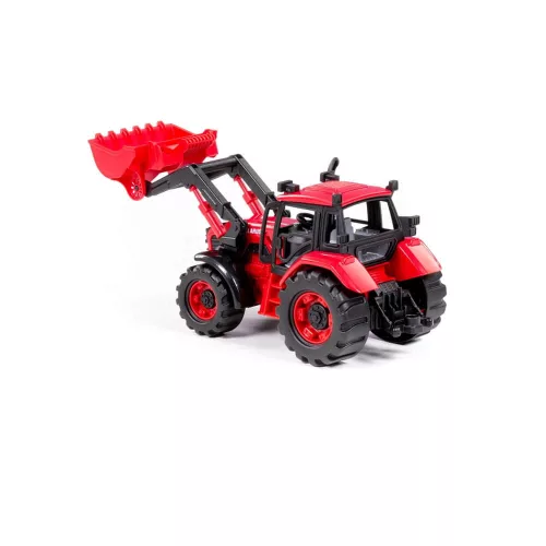 Moni Polesie toys 91864 tolólapátos traktor piros