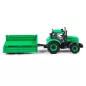   Moni Polesie toys lendkerekes traktor dönthető utánfutóval zöld