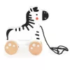 Moni Fajáték húzható zebra fehér