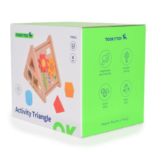 Moni Tooky toy bedugós fajáték háromszög