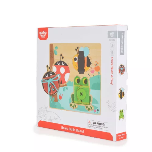 Moni Tooky toy fa tábla kézségfejlesztő fűzőke