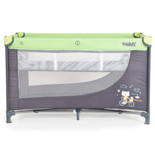 Moni Moni tommy összecsukható utazóágy 2 szintes, kibújós zöld