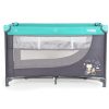 Moni Moni tommy összecsukható utazóágy 2 szintes, kibújós türkiz