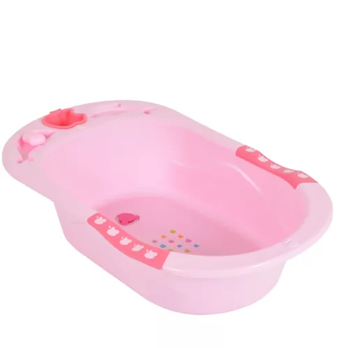 Moni LARISSA babakád, kád betéttel 89cm PINK