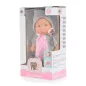 Moni Moni toys baba 20 cm 6129 szürke/pink