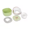 Moni Rum baba 2in1 bili átalakítható wc szűkítő+fellépő, szilikon ülés zöld