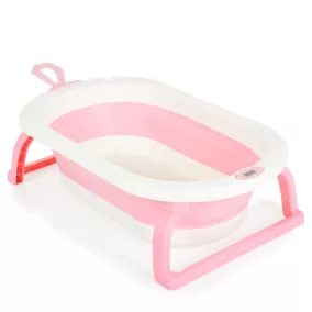 Moni TERRA összecsukható kád digitális hőmérővel PINK